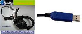 Audífonos con microfono para idiomas con Conector USB