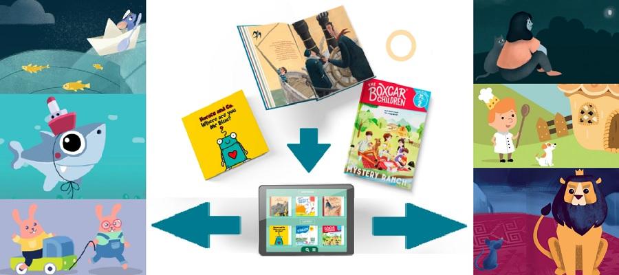 Oferta de digitalización de Libros de cuentos interactivos  para niños