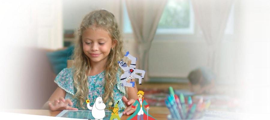 Libros de cuentos interactivos en inglés Bookr Kids para niños