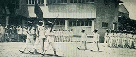 Artículo publicado por La Corredera en 1948, escrito por el cadete Alberto Ospina, para un folleto que se llevó a España en el último crusero y que fue publicado en El Tiempo sin la firma de su autor. Este documento está incompleto, ya que fue hayado durante una investigación en el Museo Naval por la Dra. Gloria Durán de Bozzi