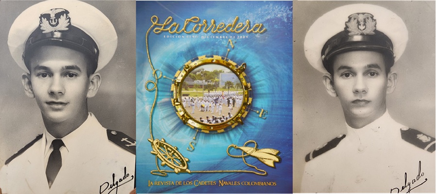 La Revista Naval "La Corredera" Edición 39 de 1949 entrega los detalles de la graduación de la promoción 10, a la que perteneció Alberto Ospina Taborda