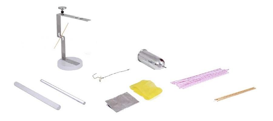 Aparatos Azeheb para el estudio de la electrostática