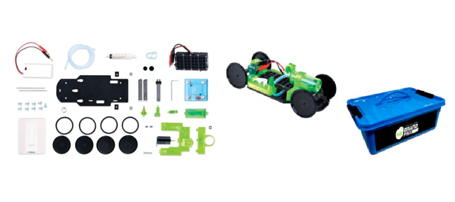 Entrenadores Serie Grand Prix H2-GP SPRINT con autos alimentados con hidrógeno de Horizon Educational Colombia