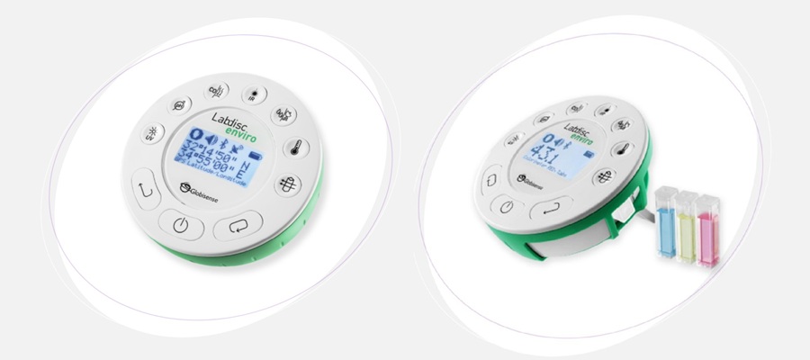 Recolector de datos Labdisc Enviro de GlobiSens para laboratorios de medio ambiente en Colombia