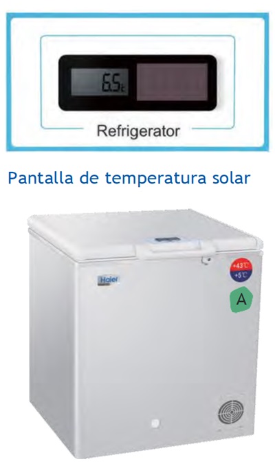 Refrigeradores y neveras para vacunas en Colombia Haier HBC-80 Vol. 80 litros