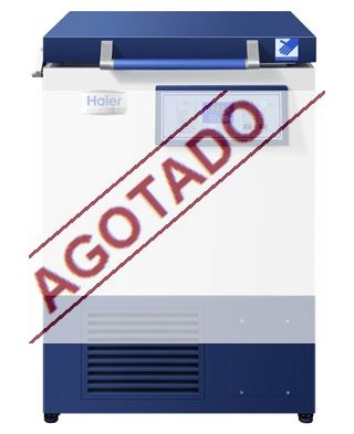 Ultracongelador horizontal Haier DW-86W100 con volumen de 100 litros para laboratorio en Colombia