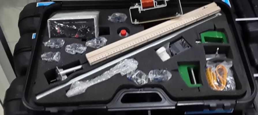 Maleta para laboratorio de física