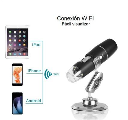 Microscopio digital 1000X con Wifi