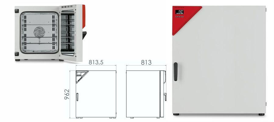 Hornos micro-procesados de convección forzada de la marca Binder
