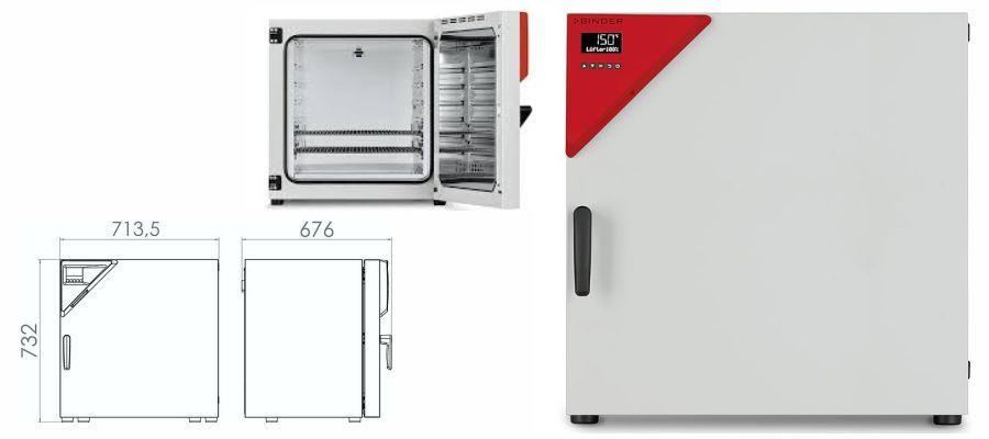 Hornos microprocesados de convección natural de la marca Binder