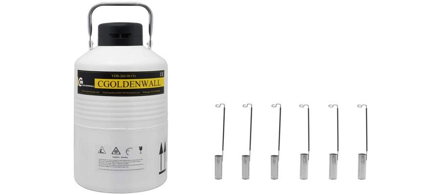 Tanques  para almacenamiento criogénico CGoldenwall 3lts en Colombia