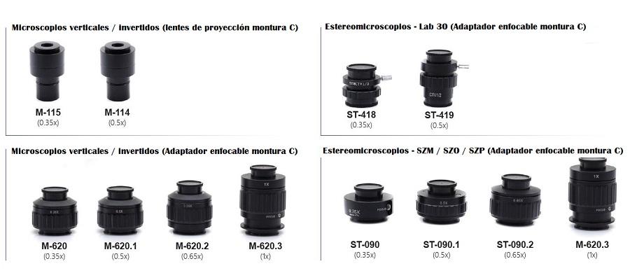 Cámaras digitales para Microscopios  marca Optika