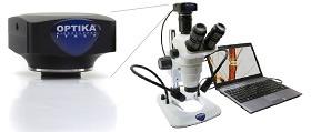 Cámaras digitales para Microscopios  marca Optika
