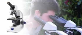 Microscopios educativos para biología marca Optika en Colombia