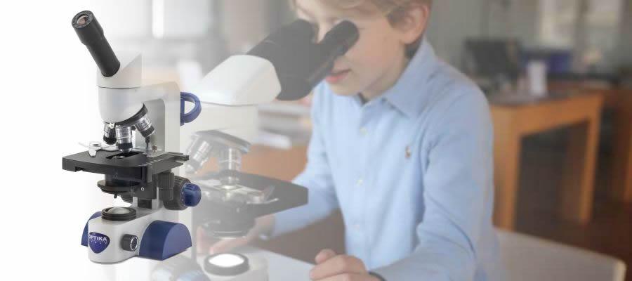 Microscopios biológicos para educación en Colombia marca Optika