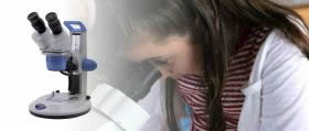 Microscopios educativos estereozoom Optika Serie LAB en Colombia