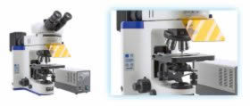 Microscopio para rutina en el laboratorio, investigación, universidad marca Optika en Colombia