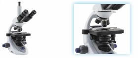 Microscopio para rutina en el laboratorio, investigación, universidad marca Optika en Colombia
