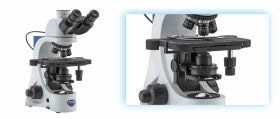 Microscopio para rutina en el laboratorio, investigación, universidad marca Optika en Colombia