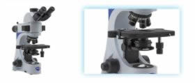 Microscopio para rutina en el laboratorio, investigación, universidad marca Optika en Colombia