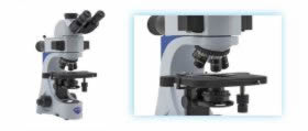 Microscopio para rutina en el laboratorio, investigación, universidad marca Optika en Colombia