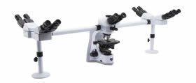 Microscopio para rutina en el laboratorio, investigación, universidad marca Optika en Colombia