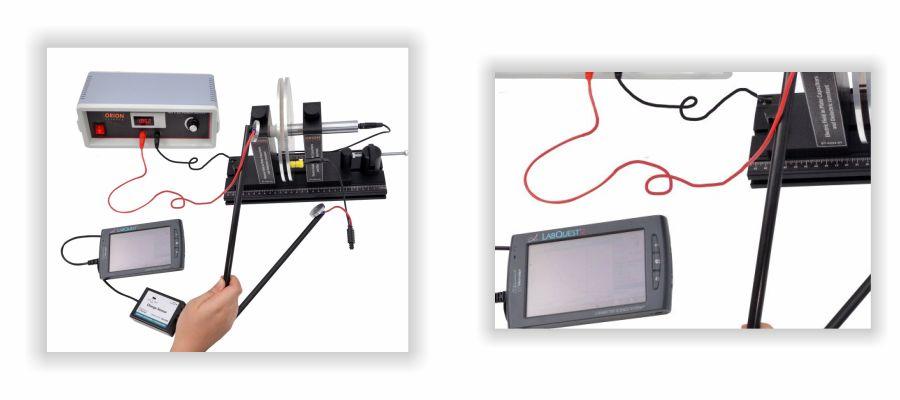 Aparatos Orion para el estudio del Campo eléctrico y constante dieléctrica en condensadores de placa