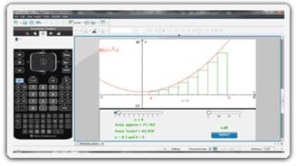 Software de álgebra y matematicas nSpire CX CAS de calculadoras Texas Instruments